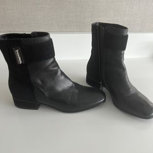 Black Aquatalia ankle boots